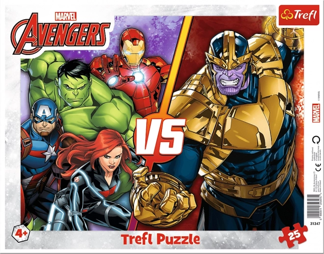 Puslespil Uovervindeligt hold Avengers 25 brikker