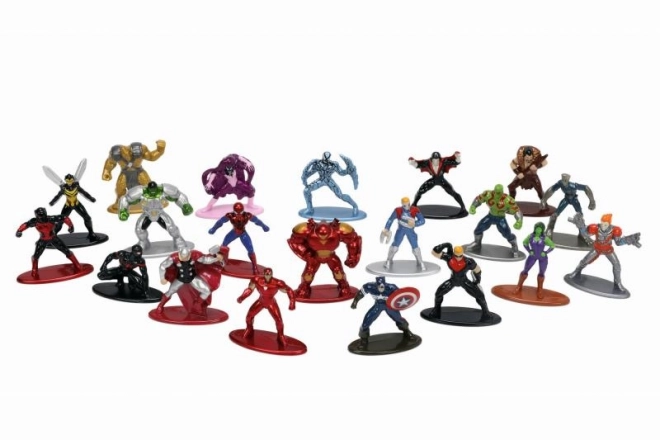 Metal Nano samlerfigurer fra Marvel 20stk