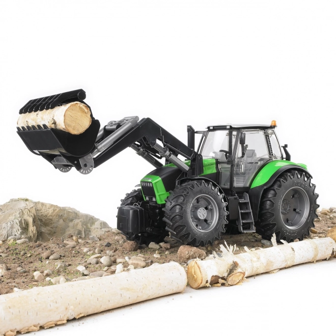 Bruder traktor Deutz Agrotron X720 med frontlæsser
