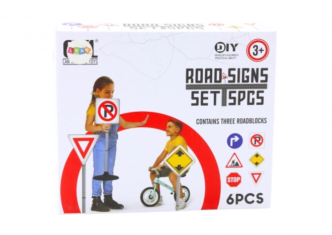Stor advarselstavle 70 cm - 1 stk
