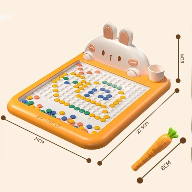 Magnetisk tegneplade WOOPIE MagPad kanin og gulerod