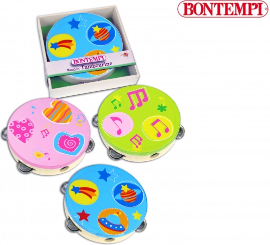Trætamburin Bontempi 18 cm