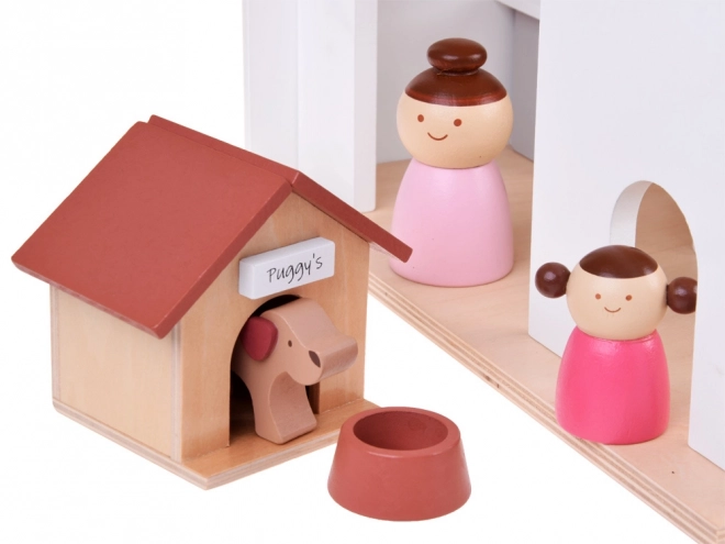 Træ Dukkehus i Loft Stil