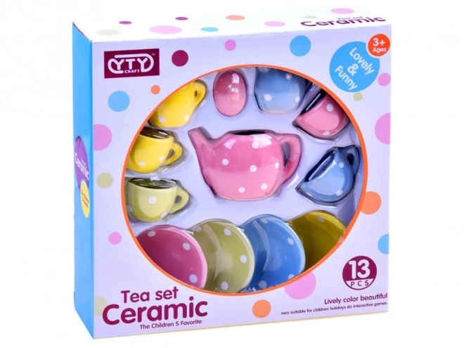 Børns tesæt af keramik