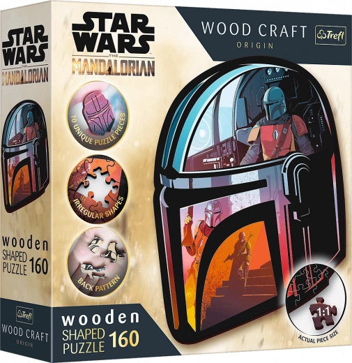 Træpuslespil STAR WARS THE MANDALORIAN – 160 brikker
