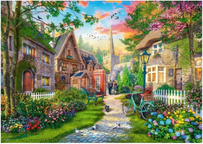 RAVENSBURGER Puslespil Spadseretur gennem landsbygaden 1000 brikker