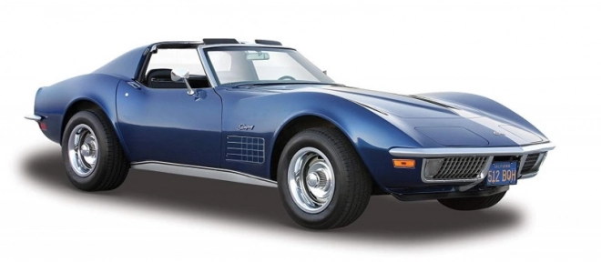 Maisto Chevrolet Corvette 1970 1:24 blå