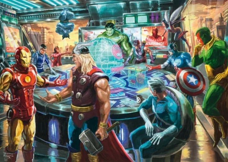 Puslespil Marvel Avengers 1000 brikker