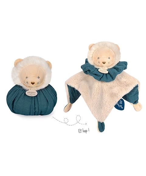 Doudou Sovevogn lille løve 3i1