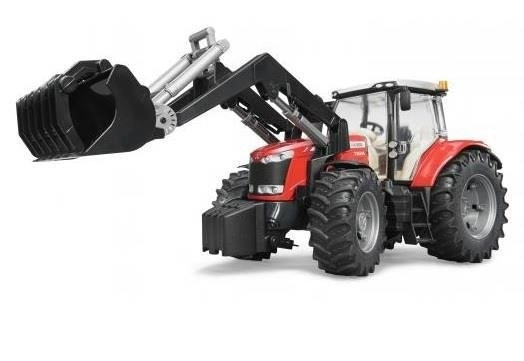 Bruder Traktor MASSEY FERGUSON 7624 med frontlæsser