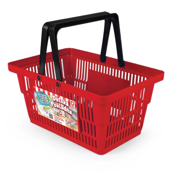 Mini shoppingkurv med tilbehør og læring