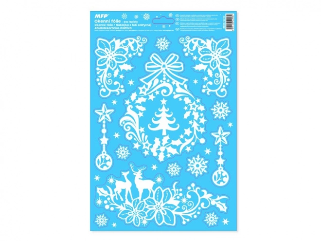 Julevinduesfolie Glitr 20x30 cm