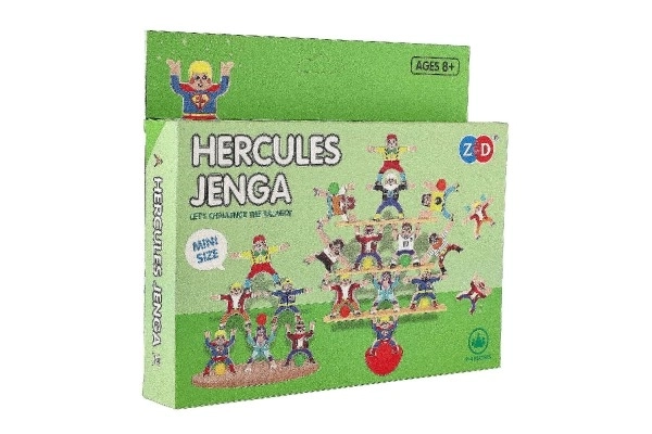 Spil balancerende hercules mini plast 26stk 3 farver i æske 21x19x3,5cm