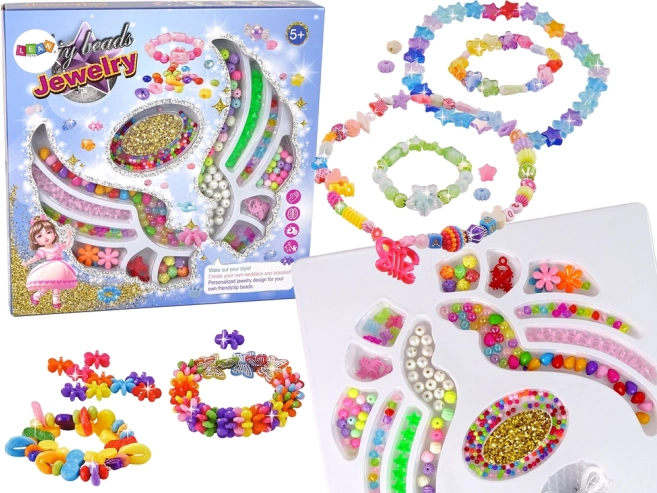 Sæt til fremstilling af smykker med perler og vedhæng