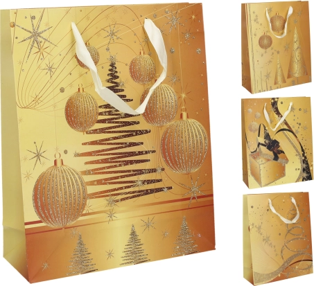 Gavepose str. L 30 × 41 × 12 cm – julemotiver