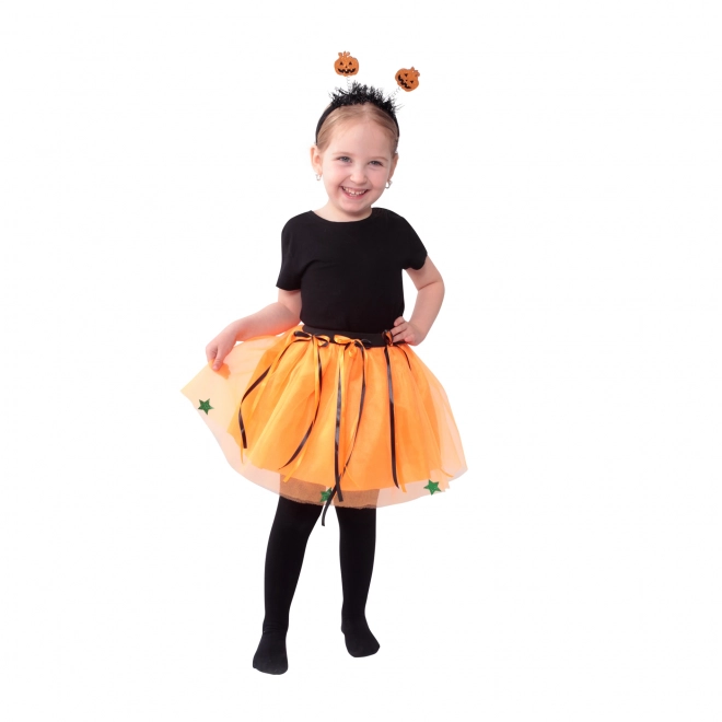 Halloween tutu kjole til børn med diadem
