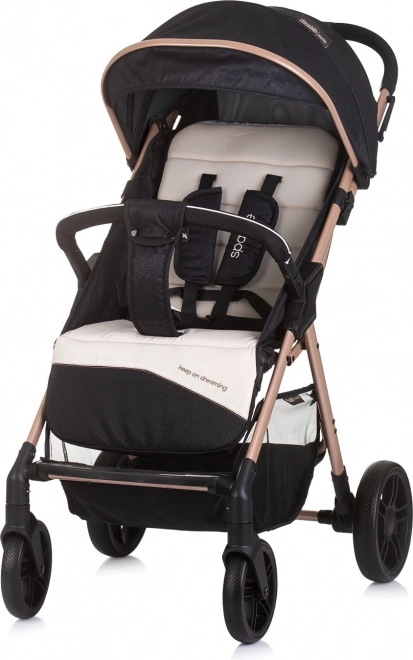 Sportklapvogn Chipolino Sparkle i sort farve Berry