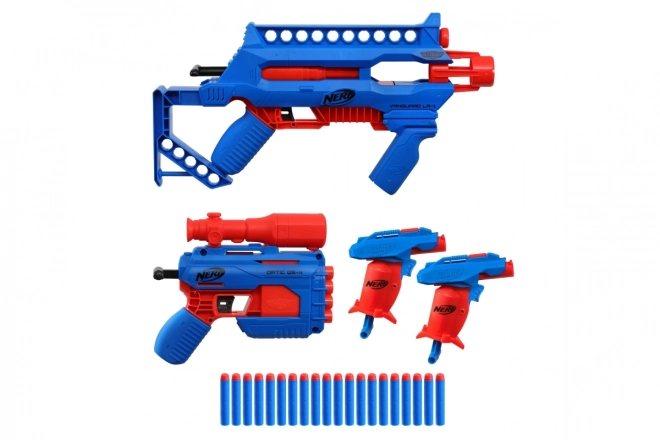 Nerf Alpha Strike Sæt af Blastrer og Pile
