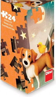 Dino Puslespil Det Fortabte Kylling 24 Brikker