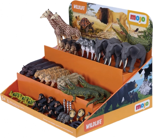 Papdisplay Zoo-dyr fra Mojo