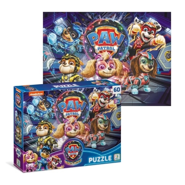 Puslespil Paw Patrol 60 Brikker
