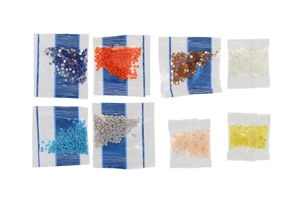 Kreativt sæt med diamantmaling, Rum, med klæbende diamanter i æske 21x27x3cm