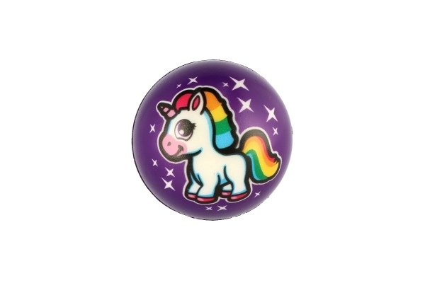 Unicorn bold skum 8cm mix farver i pose 24 stk i æske