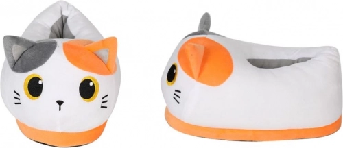 Plys hjemmesko orange katte