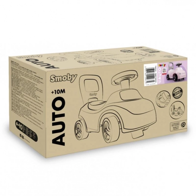 Smoby Gåbil Bil Lyserød