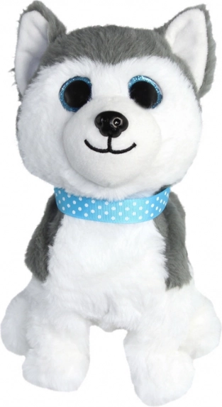 Interaktiv plysbamse-hund HAFÍCI Maxík – husky med stemmekommandoer