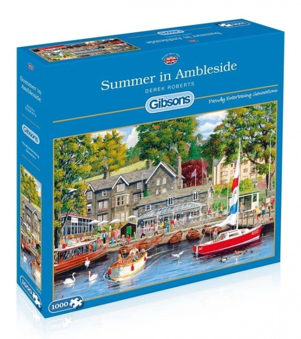 GIBSONS Puslespil Sommer i Ambleside 1000 brikker
