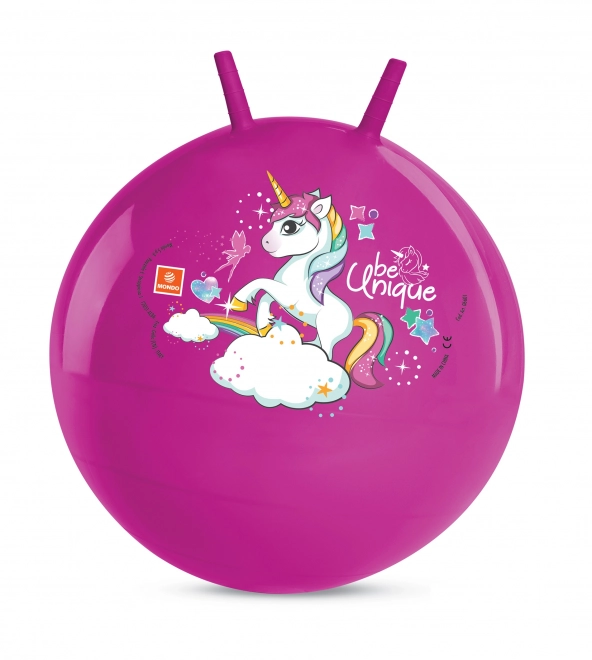 Hoppende bold Enhjørning 45-50 cm