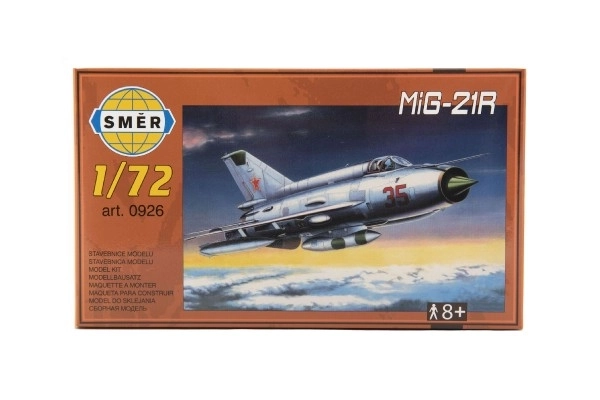 Realistisk model af fly MiG-21R i skala 1:72