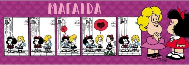 Panoramapuslespil MAFALDA 1000 brikker CLEMENTONI