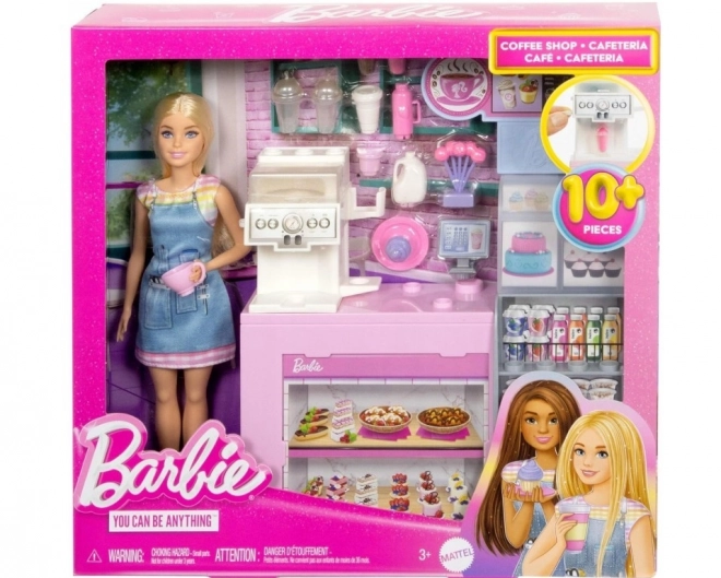 Barbie barista i caféen