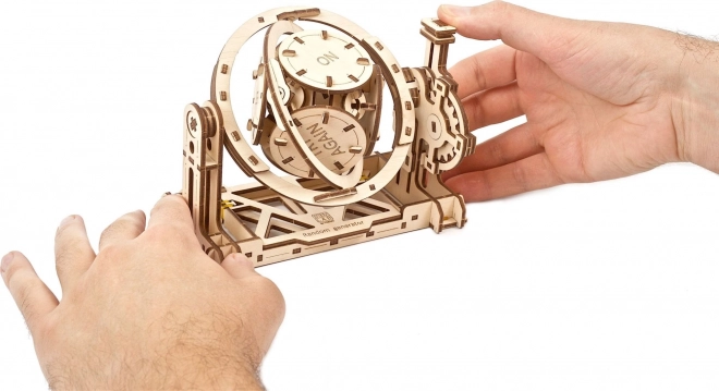Ugears træbaseret 3D mekanisk puslespil tilfældig generator