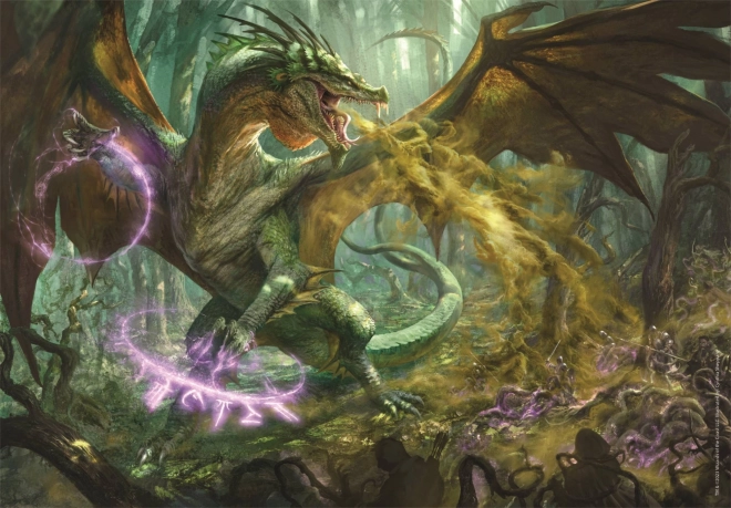 Puslespil Clementoni: Drage Dungeons & Dragons 1000 brikker