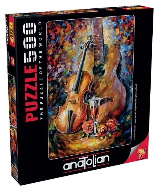 Puslespil Guitar og Violin 500 brikker