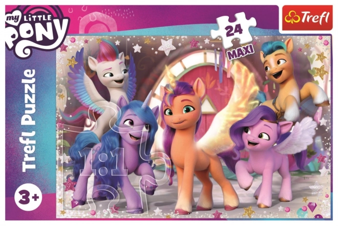 Puzzle Maxi 24 Glæde fra Pony film
