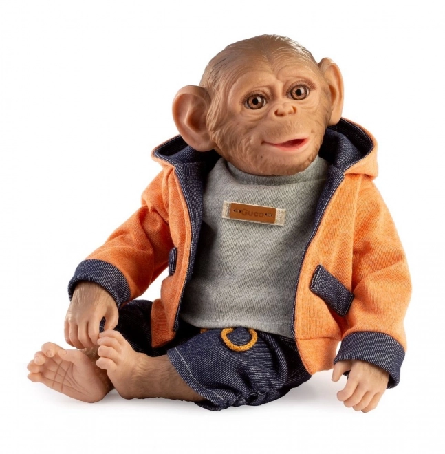Guca 986 REBORN OPIČKA - realistisk abe baby med blødt stofkrop - 32 cm