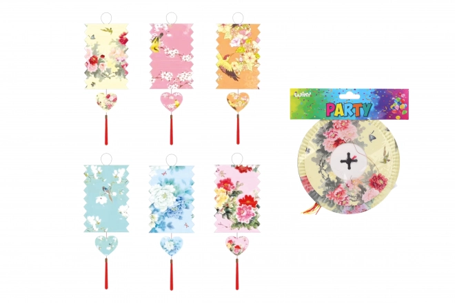Lampion Cylinder Natur 16 cm