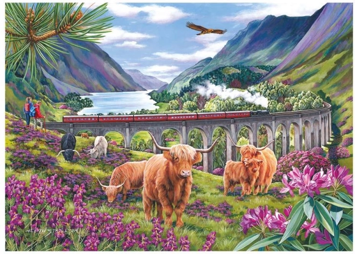 Puslespil Glenfinan-damerne 1000 brikker