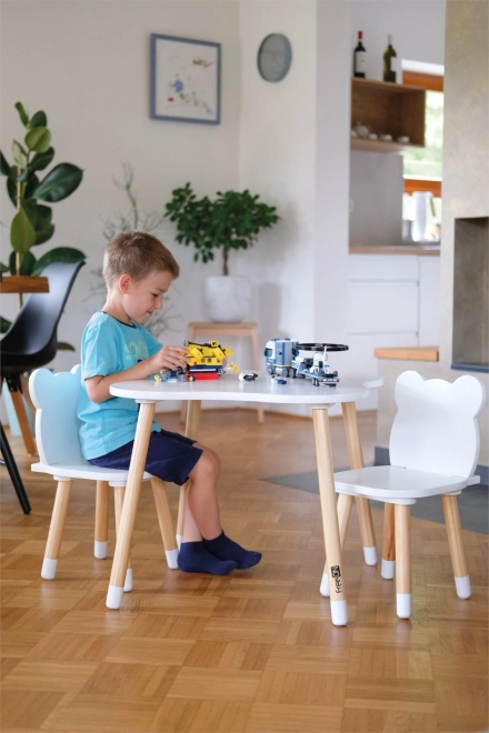 FreeOn Træbord med stole Bjørn