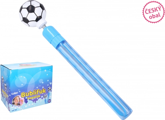 Sæbebobler fodboldbold 60 ml, 28 cm – tjekkisk emballage