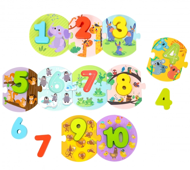 Lærerigt puslespil Montessori Tooky Toy