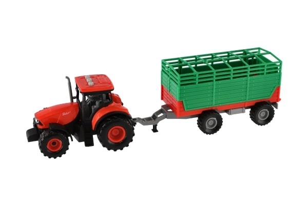 Traktor Zetor med trailer med lys- og lydeffekter - 36 cm