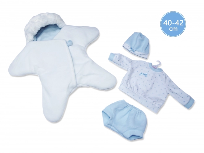 Llorens M740-37 tøj til dukke baby NEW BORN størrelse 40-42 cm
