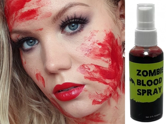 Halloween-spray med kunstigt blod