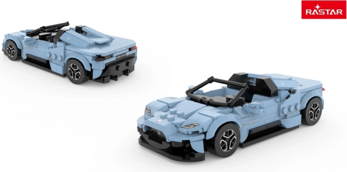 Byggesæt bil MASERATI MC20 1:30 blå Rastar