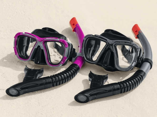 Bestway Snorkelsæt til børn og voksne – Rød